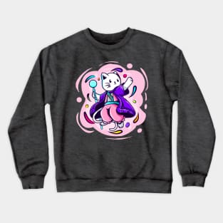 Wizard Kitty Crewneck Sweatshirt